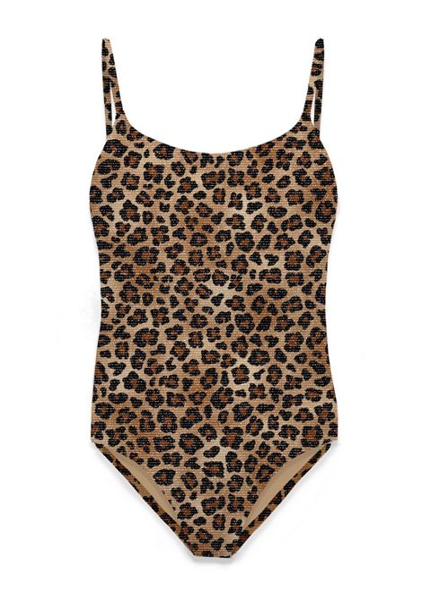 Costume con stampa SAINT BARTH | CEC0005 CECILLE JR01433H LUREX CLASSIC LEO11